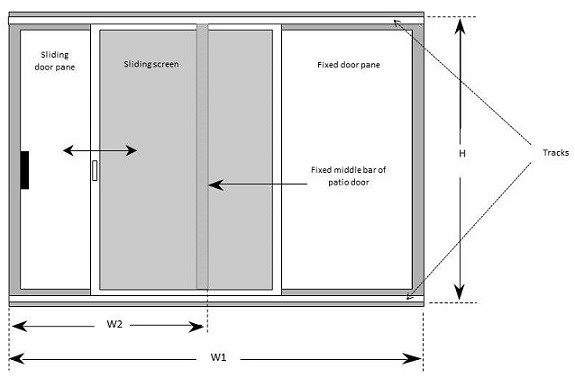 How To Measure Patio Single Sliding Screen Kit Streme